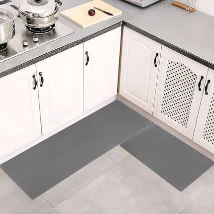 Premium Anti-Fatigue Kitchen Mat Set – Waterproof & Non-Slip Floor Runner Rugs – Easy-Clean Comfort Mats for Cooking & Standing – Modern Home Kitchen Decor