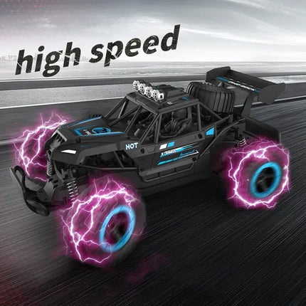 High-Speed Remote Control Racing Car – 2.4GHz All-Terrain RC Toy Vehicle – Shockproof Drifting Stunt Car for Kids and Teens – Ultimate Birthday Gift
