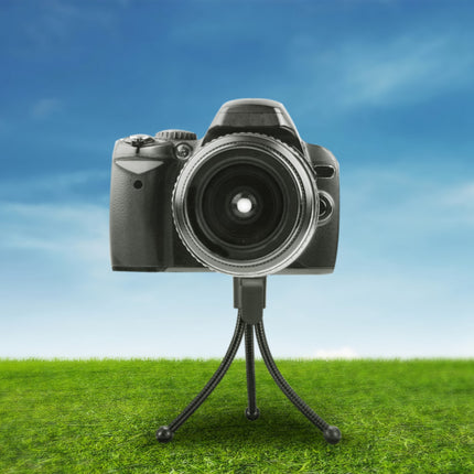 Heavy-Duty Mini Tripod Stand – Universal Tabletop Mount for Cameras & Mini Projectors – Compact Desktop Tripod with 360° Ball Head & Anti-Slip Feet