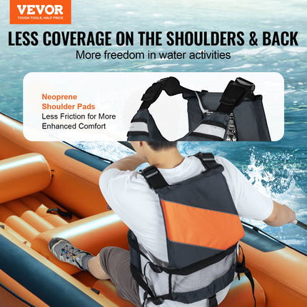 Professional 110N Buoyancy Life Vest – PFD Safety Jacket for Men & Women – High-Performance Life Jacket for Kayaking, Rafting & Boating