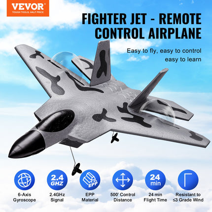 FX-620 RC Fighter Jet – 2.4GHz Remote Control SU-35 Airplane – Durable EPP Foam Aircraft for Beginners – Ready-to-Fly (RTF) Stunt Plane