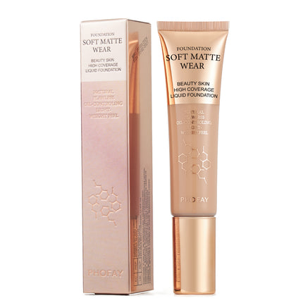 24H Long-Wear Waterproof Foundation – Total Conceal & Blur