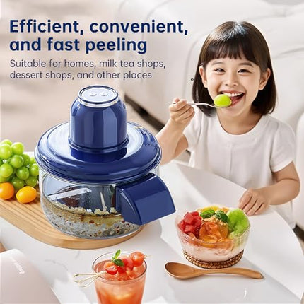 ORMOS Electric Grape Peeling Machine – Automatic Small Fruit & Tomato Peeler – Rechargeable Fruit Skin Remover Tool for Kitchen