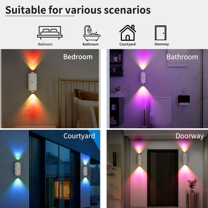 Compact LED Small Wall Lamp – High-Brightness Decorative Sconce – Versatile Wall Light for Living Room, Bedroom & Garden