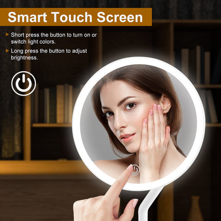 Smart Touch 5X Magnification Vanity Mirror – Rechargeable High-Definition Beauty Mirror
