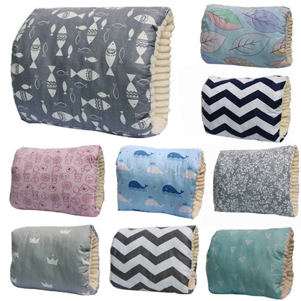 Adjustable Baby Nursing Arm Pillow – Portable Breastfeeding Support Cushion – Soft Cotton Washable Arm Pad for Infant Feeding