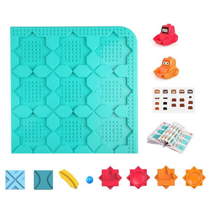 Kids' Logical Road Builder Puzzle Game with 206 Challenges