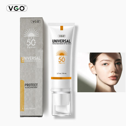 Universal Tinted Moisturizer with SPF 46 - Lightweight Mineral Sunscreen & Face Tint - Oil-Free Hydrating Formula for All Skin Types - 50ml