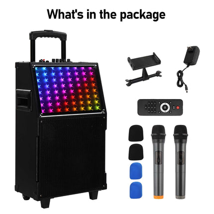 60W LED Spectrum Sound Bar – 12-inch RGB Light Bluetooth Speaker – Music Sync Desktop Light Bar with Remote Control for Gaming & Parties