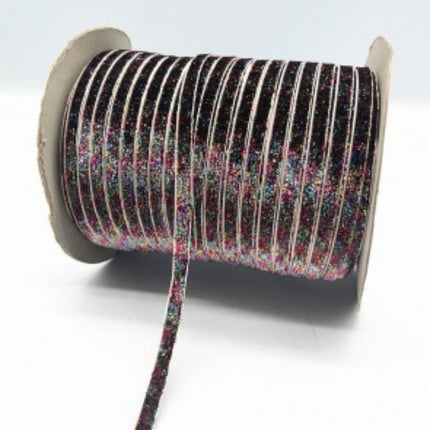 6mm Single-Sided Flocked Nylon Ribbon for Gift Wrapping