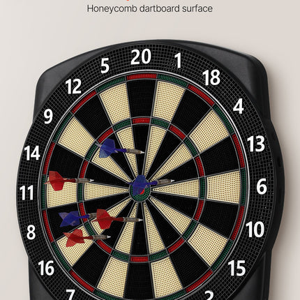 13.5" Electronic Dart Board Set – 43 Games & 200+ Variations – Digital Target with Color LCD Scoring – Includes 6 Darts & 50 Spare Tips