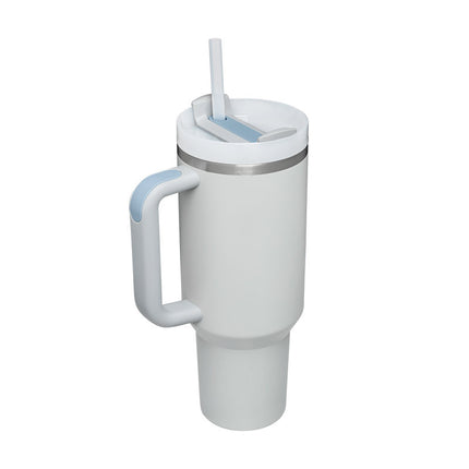 Oversized 40oz Travel Mug with Straw – Spill-Proof Insulated Water Bottle for Gym, Office & Road Trips
