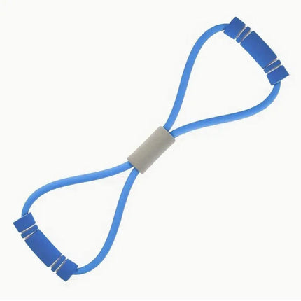 Figure 8 Resistance Band – Elastic Yoga Pull Rope for Arm & Shoulder Toning – Back Stretcher & Chest Expander for Home Fitness