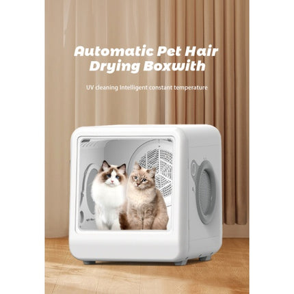 Professional Pet Drying Box – 360° Intelligent Warm Air Dryer for Cats & Small Dogs – Ultra-Quiet Smart Temperature Control Pet Dryer Room