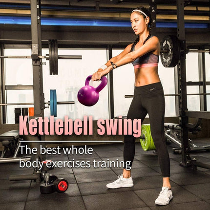 5lbs Vinyl Coated Kettlebell – Comfort Grip Weight for Women – Essential Strength Training Equipment for Home Gym & Pilates