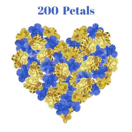 Vibrant Artificial Silk Rose Petals – 200 Pcs of Realistic Floral Decor for Romantic Events & Party Decorations