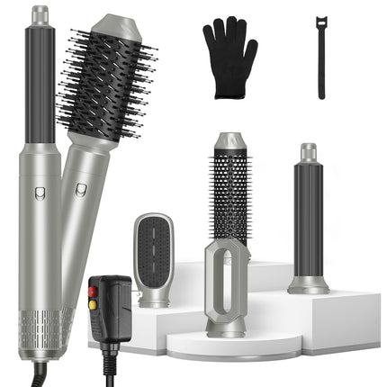 6-in-1 High-Speed Hot Air Styler – Automatic Wrap Curler, Volumizer & Straightener