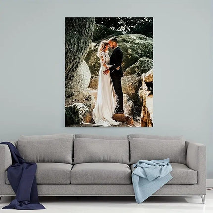 Personalized Framed Canvas Prints – Custom Photo to Wall Art – High-Definition Digital Printing on Premium Canvas – Ready to Hang Home Decor Gift