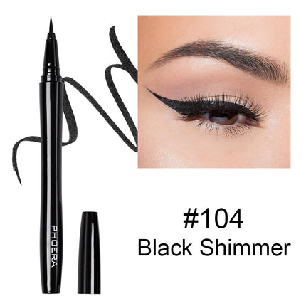 Phoera Pro-Flow Precision Eyeliner – Smudge-Proof Ink Technology