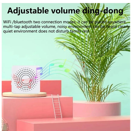 Wireless WiFi Smart Video Doorbell with Indoor Chime – HD Security Camera Intercom – Night Vision & 2-Way Audio – Home Security Door Ring for iOS & Android