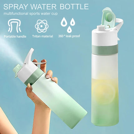 AquaMist™ Cooling Sports Bottle – Refreshing Spray & Drink Hydration Cup for Gym, Travel & Kids