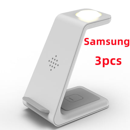 3-in-1 Fast Wireless Charging Station – Foldable Magnetic Charging Dock for iPhone, Apple Watch & AirPods – Universal Quick Charge Stand