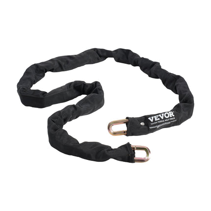 5.91 FT Heavy Duty Bike Chain Lock – 9.5mm Thick Anti-Theft Steel Link Lock – High Security Chain for Motorcycle, Bicycle, Scooter & Gates
