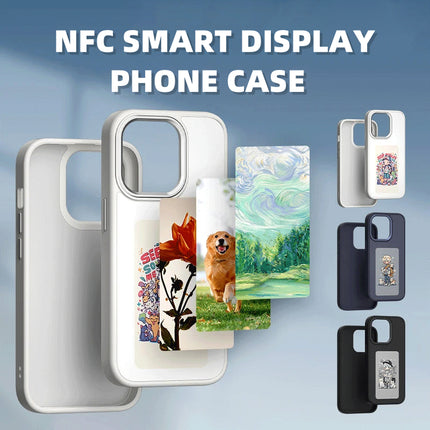 Smart E-Ink Screen Phone Case – NFC DIY Personalized Display Case – Battery-Free Instant Image Projection Luxury Cover