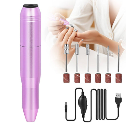ProTouch™ Portable Electric Nail Drill – Professional Manicure & Pedicure Machine with 6 Bits