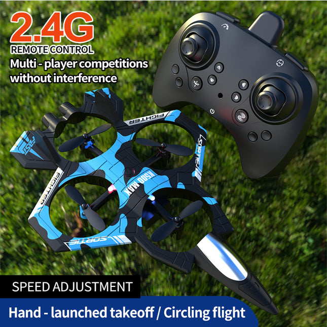 K500 Combat Drone – 4-Channel Remote Control Quadcopter with Altitude Hold, LED Lighting & 360° Flip Stunts – High-Speed Flying Toy for Kids & Beginners