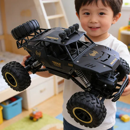1:12 Scale 4WD RC Rock Crawler – High-Speed Off-Road Monster Truck with Dual Batteries for Kids & Outdoor Adventure
