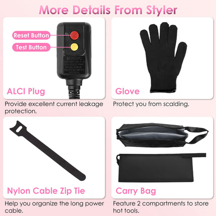 6-in-1 High-Speed Hot Air Styler – Automatic Wrap Curler, Volumizer & Straightener