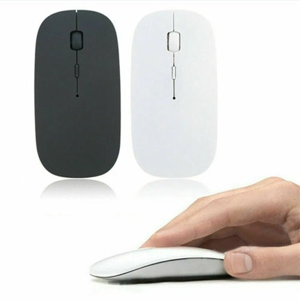 2.4GHz Wireless Optical Mouse – Ergonomic Cordless Computer Mouse with USB Receiver – Slim Portable Mouse for MacBook Pro/Air, PC & Laptop