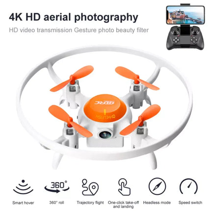 Kids Mini RC Drone with HD Camera – Easy-to-Fly Quadcopter with Protective Guards for Beginners & Children