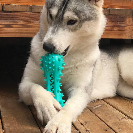 Indestructible Dog Chew Toy for Aggressive Chewers – Natural Rubber Molar Stick for Dental Care – Tough Oral Hygiene Toothbrush Toy for Large & Medium Dogs