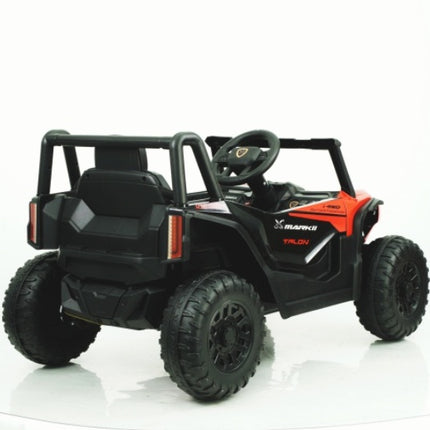 12V Kids Ride-On UTV – Electric Off-Road Vehicle with Remote Control – 2-Seater Buggy with Spring Suspension, Music & LED Lights – Gift for Boys & Girls 3-6 Years