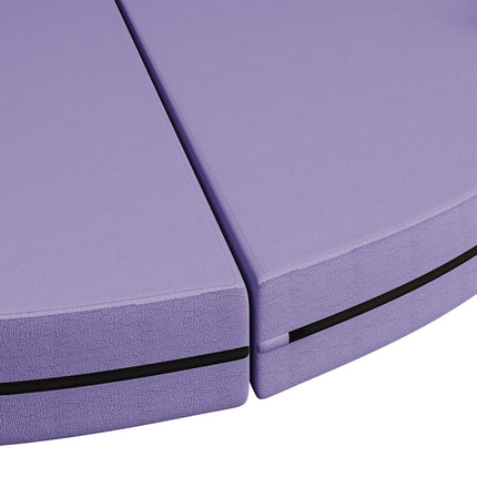 Foldable Gymnastics Mat – Tri-Fold Thick Crash Mat for Home Gym, Yoga & MMA – High-Density Foam Exercise Padding with Carrying Handles