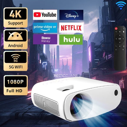 Portable Mini HD Projector – Pocket-Sized Home Cinema Video Projector – Multimedia Movie Player for Kids, Travel, Camping & Indoor Fun