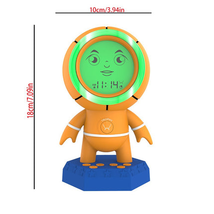 180° Rotating Projection Alarm Clock – Digital LED Mirror Clock with FM Radio – Smart Bedroom Clock with Dual Alarms & USB Charging Port