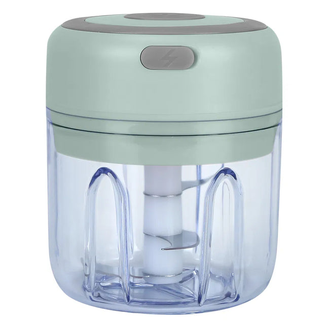 Mini Electric Garlic Chopper – 8.45oz Cordless Food Processor – Portable USB Rechargeable Mincer for Garlic, Ginger, Chili, and Nuts