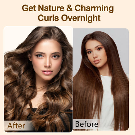 Satin Heatless Hair Curler Set – Overnight Curls for Damage-Free Natural Waves