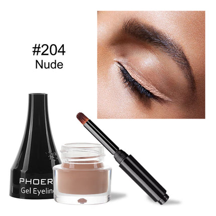 Phoera 10-Color Vibrant Liquid Eyeliner – Waterproof & Long-Wear Matte Finish