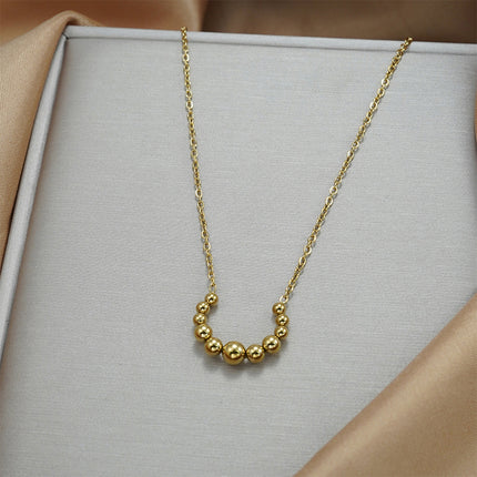 Minimalist Crescent Moon Jewelry Set – Gold Plated Pendant Necklace & Stud Earrings – Elegant Everyday Accessories for Women – Tarnish-Free Jewelry
