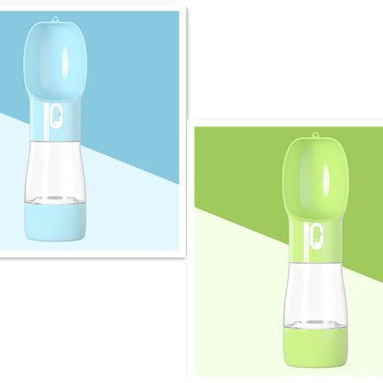 Portable Dog Water Bottle for Walking – Leak-Proof Pet Travel Dispenser – BPA-Free Food-Grade Drinking Bowl for Dogs & Cats