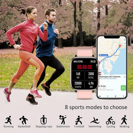 Elegant Women's Smartwatch – Bluetooth Call & Heart Rate Monitor – Luxury Metal Band Fitness Tracker with Diamond-Cut Detail – iOS & Android