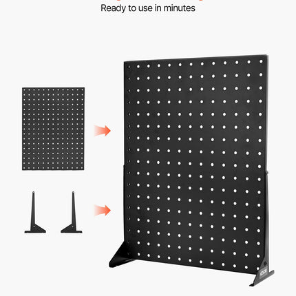 Tabletop Pegboard Display Stand Set – Heavy Duty Steel Organizer Panels for Retail, Crafts and Home Storage
