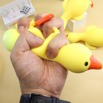 Giant Squeeze Duck Stress Relief Toys (3-Pack) – Super Soft Sensory Fidget Toy for Anxiety & Relaxation – Jumbo Yellow Duck Squishy Set for Kids & Adults