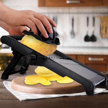 Ultimate Kitchen Prep Station – All-in-One Mandoline Grater for Slicing, Shredding & Julienne
