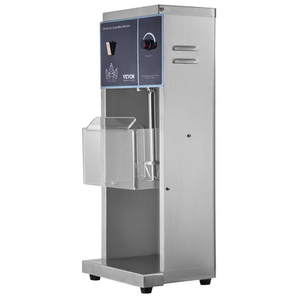 Heavy Duty Ice Cream Stir Machine – 400W High Speed Milkshake & Treat Mixer – 304 Stainless Steel Construction for Cafes & Dessert Shops