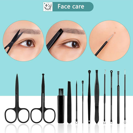 18-in-1 Luxury Nail Clipper Set – Complete Grooming Kit for Men & Women with Travel Case